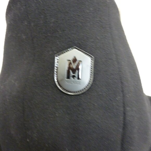 Mackage Rosalie-O Leather Trim Wool Blend Coat with Toggle and Zip Off Hood - Picture 9 of 10